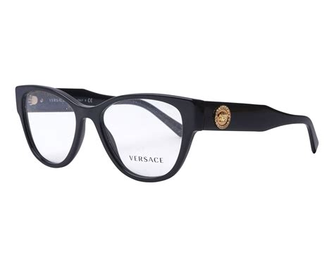 lunettes versace noir|lunette vue versace krys.